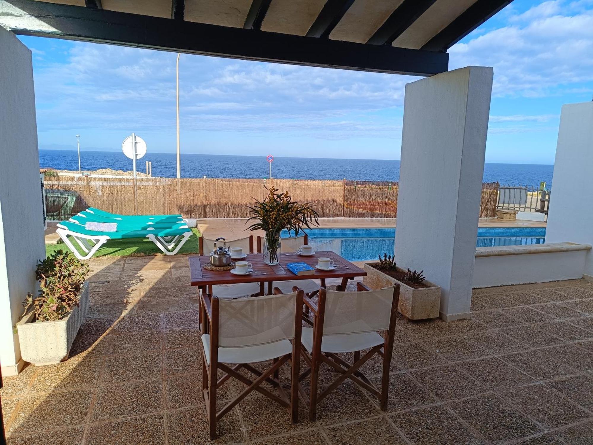 Villa Victor - Primera Linea Mar, Vista A Puesta De Sol Cala'N Blanes  Exterior foto